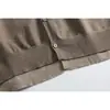 Rumen Meng Estilo Retro Académico Japonés Suéter de Punto Falso de Dos Piezas Cuello Redondo para Hombre Otoño Holgado Pareja Casual Versátil Ropa de Punto