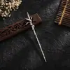 Horquilla de Bambú Estilo Frío Parte Trasera de la Cabeza Cabello Horquilla Estilo Antiguo de Alta Calidad Horquilla Simple para el Cabello Accesorios Metálicos para el Cabello para Mujeres