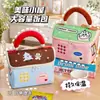 Bolsa Térmica Pequena em Formato de Casa, Bolsa Térmica Portátil para Marmita, Bolsa Bento de Tecido Simples Moderna, Bolsa de Almoço, Bolsa Térmica para Almoço de Viagem