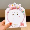 Set de Joyería de Collar Infantil Transfronterizo, Pulseras de Cuentas de Colores, Diademas de Dibujos Animados, Pendientes, Accesorios de Princesa para Niñas