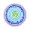 Alfombrilla Personalizada, Toalla de Playa Redonda, Chal con Borlas para Viaje y Hogar, Toalla Grande Gruesa de Secado Rápido, Toalla de Baño Grande Estampada