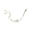 Pulsera minimalista de calabaza con flor y piedra ojo de gato redonda en forma de corazón, pulsera de nicho de lujo ligero, joyería de moda y versátil