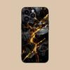Funda de teléfono dorada pulida para iPhone 15