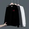 Sudadera de Cuello Redondo para Hombre, Marca de Tendencia Otoñal, Versátil Estampada Holgada de Manga Larga, Atuendo Unisex para Pareja, Top de Estudiante
