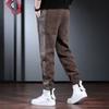 2024 Otoño e Invierno Nuevo Pantalón de Pana para Hombre Pantalón Casual Holgado de Moda para Hombre Talla Extra para Hombre Pantalón Colgante para Hombre