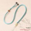 Tulip Lanyard Ajustando Pingente Corda de Milho Ágata Jade Pingente Corda Pingente para Homens e Mulheres