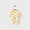 Mameluco de Bebé Algodón Puro Primavera y Otoño e Invierno Bebé Fondo Manga Larga Ropa de Otoño Hassel Ropa para Recién Nacido Ropa para Gatear Pijama