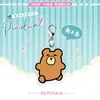 Comércio Exterior Atacado Chaveiros de Acrílico DIY Desenho Animado Fofo Pingentes de Animais Pequenos Acessórios Charms Decorativos para Bolsa