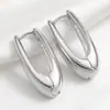 Pendientes de Aleación de Zinc en Forma de U de Alta Gama para Mujer, Moda Transfronteriza, Suministro Directo del Fabricante, Lujo Ligero, Personalizados, Pendientes Versátiles al por Mayor