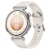 Adecuado para correa de silicona de ajuste a presión Huawei GT7, correa de reloj de silicona para mujer de 41 mm con patrón de grano largo, estilo original