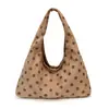 Bolso de hombro de lunares estilo coreano, elegante y versátil, bolso de axila de gran capacidad, bolso pequeño de moda para uso diario