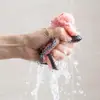 Prato Limpeza Cozinha Prato sem fiapos Absorvente Prato de Abacaxi Prato Quadrado Pequeno Toalha Pendurável Coral Fleece Toalha de Mão