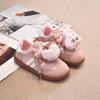 Tênis para Meninas 2025 Primavera e Outono Novos Sapatos de Treinamento Moral Infantil Rosa Labubu Sapatos Casuais para Bebê Menina