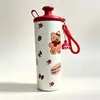 Copo isolado de grande capacidade em aço inoxidável 316 para meninas, modelo novo, copo de café para manter o frio, portátil, copo de água com canudo de aparência elegante