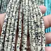 2x4mm Piedra Natural Ágata Cristal Cuentas Espaciadoras DIY Joyería Semi-Terminada Cuentas Sueltas Accesorios Listos para la Venta