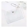 Porta-Cartões com Botão de Pressão PVC Transparente Glitter Porta-Cartões Bancários Cartão de Identidade Cartão de Estudante Porta-Cartões de Armazenamento Portátil de Mão Pequeno Porta-Cartões