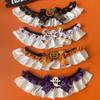 Collar de decoración de calabaza de Halloween para mascotas, original, para gatos, perros, festivales fantasmas, bufanda, joyería, toalla resbaladiza