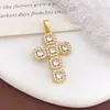 Colgante Transfronterizo Europeo y Americano Ins Personalizado Cruz DIY Accesorios de Joyería Hip-Hop Punk Retro Versátil Accesorios Más Vendidos