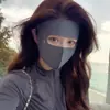 Mascarilla de Protección Solar de Gama Alta, Mascarilla Simple de Seda Helada Anti-UV de Verano, Facekini Versátil Protección Solar Deportes Negocios