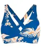 Nuevo Traje de Baño Transfronterizo Sexy Estilo Europeo y Americano de Amazon Bikini con Sujetador Inalámbrico y Fruncido en la Espalda Cruzada