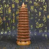 Madera de Azufaifo Rayada por Rayo Natural Tallado Torre Wenchang 9 Pisos 13 Pisos Adorno Artesanía de Madera Hecha a Mano Pieza Decorativa