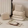 Bolsas de Armazenamento para Viagem Organização de Roupas Separação Bolsas Portáteis de Compressão para Roupas Mala Roupa Íntima Jaqueta de Penas Artefato de Armazenamento