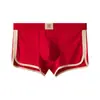 Nuevos Calzoncillos tipo bóxer para hombre Huajie Long Año del Zodiaco Estampado Rojo Calzoncillos tipo bóxer Rojos Transpirables Talla Grande Dropshipping