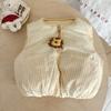 Chaleco de Algodón Cálido Engrosado Lingli Otoño e Invierno para Niñas, Ropa de Abrigo para Bebé, Chaqueta sin Mangas Engrosada Linda, Chaleco de Moda