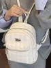 Mochila Casual de Moda para Mujer 2025 Verano Nuevo Diseño Personalizado Mochila Pequeña de Cuadros Mochila Pequeña Casual Estilo Occidental