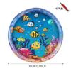 Juguete Guía de Gateo para Niños de Verano, Tapete de Gateo de PVC para Mascotas, Gatos y Perros, Flotador Inflable Espesado del Océano