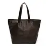 Bolsa de Ombro Casual Retrô de Grande Capacidade para Comércio Exterior Feminina Moda Tendência Outono 2025 Bolsa de Braço Versátil de Couro Macio