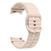Correa de silicona con hebilla de color y puntada ondulada para Samsung Galaxy Watch7/FE watch654