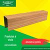 Fabricantes fornecem grade em forma de U de liga de alumínio imitação de grão de madeira quadrado de alumínio teto supermercado shopping center escritório em forma de U