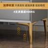 Pés de Sofá Metálicos Semicirculares de Três Pontas, Pés de Mesa de Cabeceira, Pés de Gabinete de TV, Pés de Mesa de Centro, Pés de Suporte para Móveis, Móveis de Luxo Leve