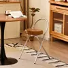 Sillas Plegables, Sillas de Comedor para el Hogar, Taburetes, Sillas de Dormitorio, Taburetes Altos, Taburetes Plegables para Apartamentos Pequeños, Taburetes Domésticos