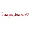 Comércio Exterior Ilu Drive Safe Impermeável PVC Adesivo de Carro Universal Decoração de Espelho Retrovisor de Carro para Carroceria