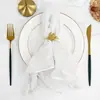 Tecido dobrado de fio Bali Transfronteiriço Cor Sólida Guardanapo Estilo Boêmio Toalha de Mesa Festa de Casamento Guardanapo Decorativo para Casa
