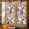 Película para Ventana Prismática de Halloween Transfronteriza con Patrón de Doble Cara Electrostática Removible Decoración para el Hogar Pegatina para Cristal de Ventana de Privacidad