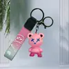 Chaveiro Pingente Urso Céu Estrelado Criativo de PVC Decoração Fofa para Bolsa Pingente para Mochila de Estudante Acessório de Carro Venda por Atacado em Estoque