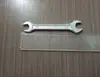 Llave de doble cabeza, llave de boca galvanizada forjada, llave fija fija, llave pequeña para reparaciones del hogar, herramientas de ferretería completas