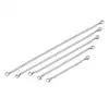 Corrente de Cauda com Fecho Lagosta Duplo Aço Inoxidável Acessórios para Joias DIY Corrente de Extensão para Colar Pulseira Acessórios de Corrente Dourada que Preserva a Cor