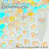 5.5*6mm Corazón de Melocotón Diamante para Uñas Forma de Diamante Fondo Plano Diamante de Forma Especial Cristales para Uñas Uñas Portátiles Joyería para Manicura DIY Venta al por Mayor