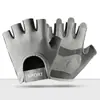 Guantes de Fitness para Mujer de Medio Dedo Finos de Verano Equipo de Entrenamiento Barra Horizontal Dominadas Resistentes al Desgaste Antideslizantes Anti-Ampollas Ejercicio