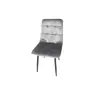 Silla de Comedor Sencilla para el Hogar Transfronterizo Silla de Ocio con Respaldo Silla de Escritorio Restaurante Cafetería Negociación Recepción Silla de Franela Bolsa Suave