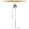 Colher de Flor de Cerejeira de Aço Inoxidável Cabo Longo Colher de Mistura para Caneca Alto Valor de Cor Colher de Café Colher de Ninho de Pássaro Colher de Presente Manual