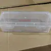 Venta Directa de Fábrica Caja de Plástico PP Rectangular Caja de Embalaje Transparente Caja Pequeña para Materiales Piezas Caja de Almacenamiento para Joyería con Tapa