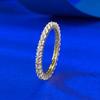 Mu Jing Primavera y Verano Nuevo Anillo Delgado de Plata S925 Rojo Azul Verde Moda Personalidad Anillo Fino Rif Rif Rif Rif Estilo Ins