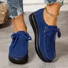 Sapatos femininos plus size estilo europeu e americano, tênis plataforma com cadarços, sapatos casuais de exportação novos para primavera/verão 2026, sapatos únicos para mulheres