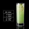 Vaso de agua de vidrio de manzana verde, vaso redondo para jugo doméstico, vaso de té simple y engrosado, vaso para enderezar, vaso para leche, vidrio transparente