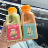 PP Resistente a Altas Temperaturas Desechable Botella para Bebidas de Leche Taza para Té de Leche Yogur Jugo Rama de Álamo Manano Botella Plástica Vacía Sellada